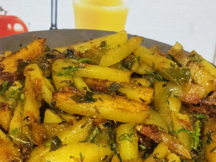 Recipe Garlic Potato Wedges which Delicious