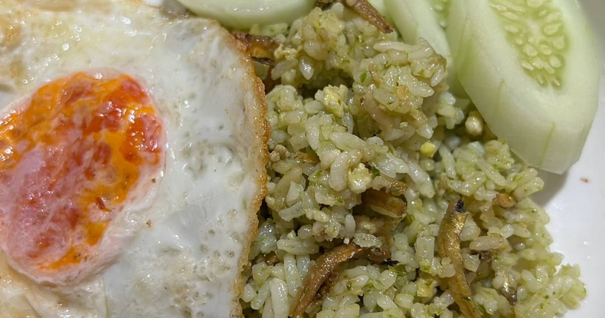 Resep Nasi Goreng Hijau Teri Oleh Elvinafs Cookpad