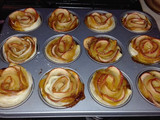 Tartitas de hojaldre con manzana