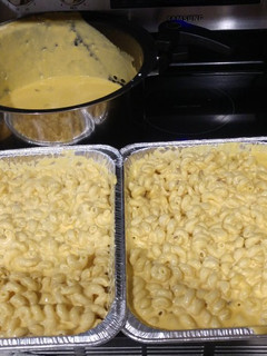A picture of Mac-N-Cheese.