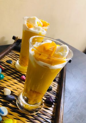 A picture of Alphonso mango Mastani.