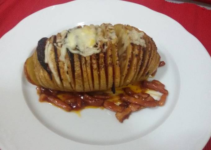 Patatas Hasselback Rellenas Receta De Patricienta Cook Cookpad