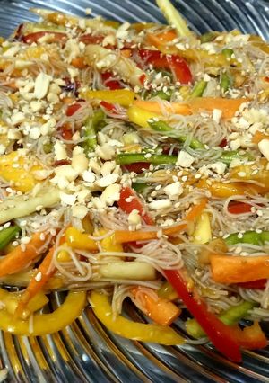 A picture of Thai Rice Noodle Salad.