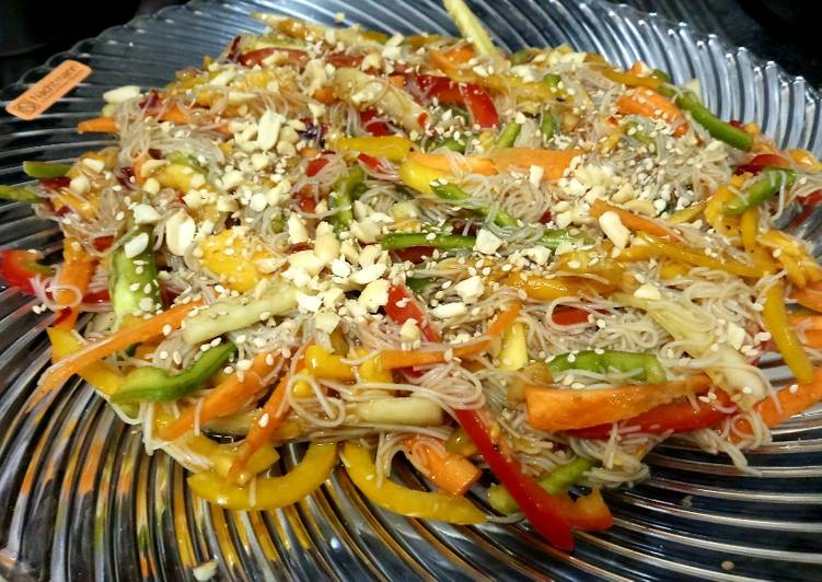 Recipe of Super Quick Homemade Thai Rice Noodle Salad