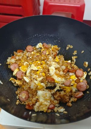 德式香腸炒飯 的食譜成品照片
