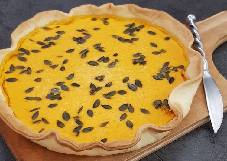 Recette: Quiche 100 % potiron