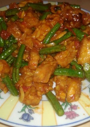 Foto resep Tumis tempe pedas kemangi