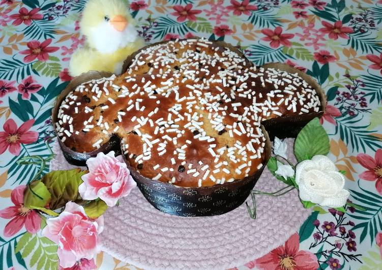 Colomba fast, post Pasqua, al rum, con gocce di cioccolato 🕊️