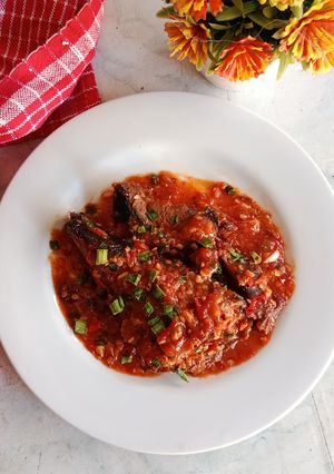 Foto resep Pecak Ikan Asap Santan khas Pekalongan