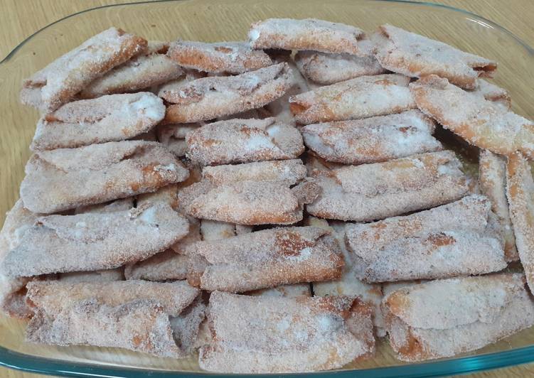 Pestiños de naranja y moscatel