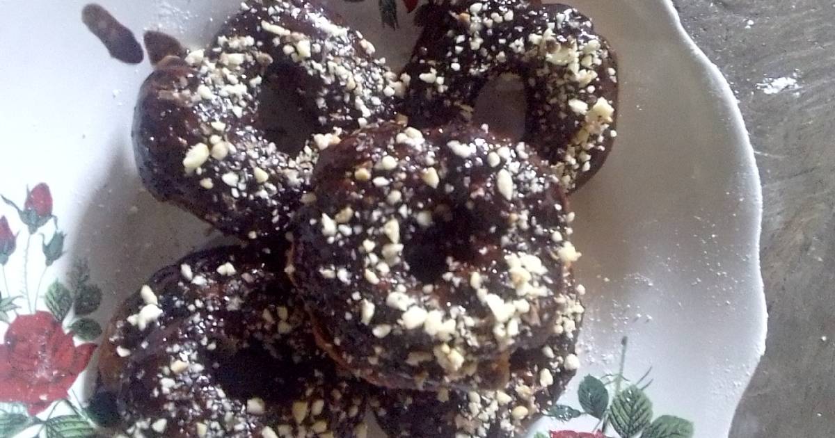 437 resep  donat  topping coklat  leleh  enak dan sederhana 