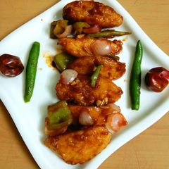 A picture of Chilli idli.