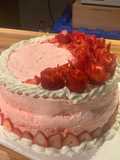 🍓Strawberry Vanilla Cake🍰