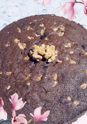 Una foto de Torta de nuez y chocolate ♡