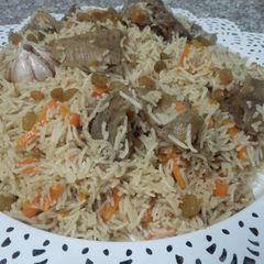 A picture of Uzbeki pulao.