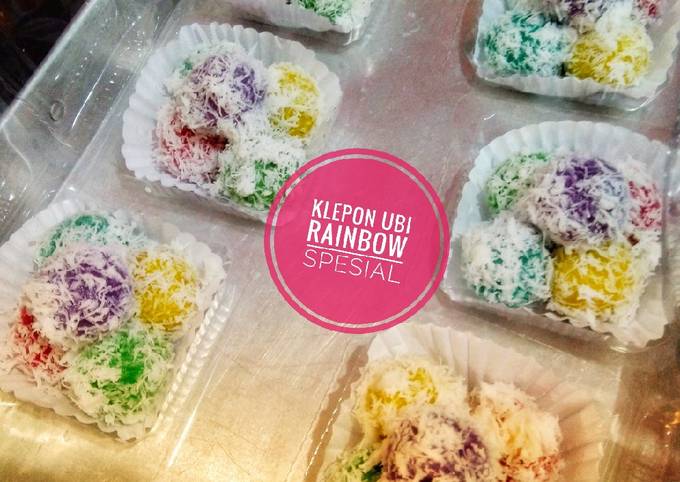Cara Memasak KLEPON UBI RAINBOW SPESIAL,Dinginpun Tetep Empuk Irit Untuk Jualan