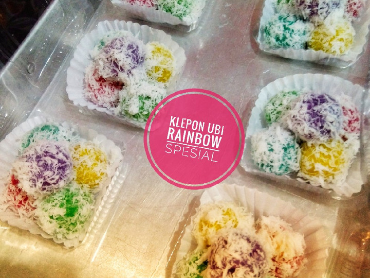 Cara Memasak KLEPON UBI RAINBOW SPESIAL,Dinginpun Tetep Empuk Irit Untuk Jualan