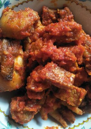 Foto resep Ayam + tempe sambalado😍
