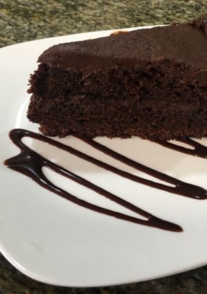 Una foto de Torta de chocolate húmeda