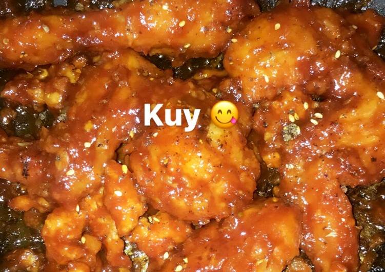 Fire Chicken Richeese 🔥 Ayam Pedas