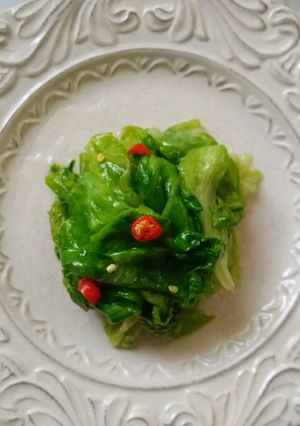 【簡易快速10分鐘】蒜炒大陸妹 的食譜成品照片