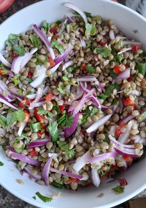 Una foto de Ceviche de Lentejas