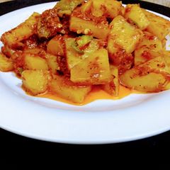 A picture of Khattay Chatpattay Aloo.
