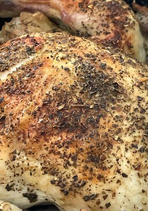 A picture of Tricia's Roasted Chicken.
