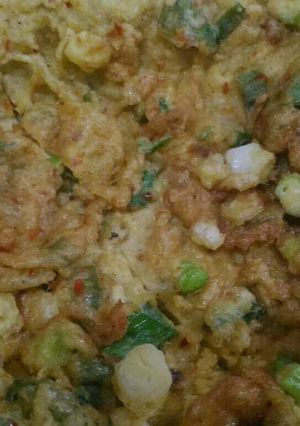 Foto resep Telor dadar hemat tapi enak tenaaaann 😋😋