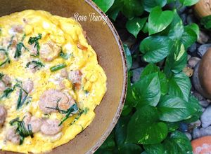 Hình của món Trứng Cá Chiên Lá Lốt Trứng Gà.