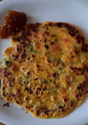 A picture of Tomato omlette.