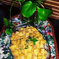Potato 🥔 Chicken Fajita Chunks Salad 🥗 A picture of Potato 🥔 Chicken Fajita Chunks Salad 🥗.