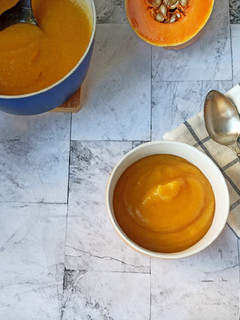 Una foto de Crema de calabaza