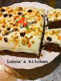 Date,carrot And Walnut cake:
