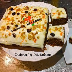 A picture of Date,carrot And Walnut cake:.