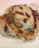 Lasagna de salmón con baby espinacas a la sonorense
