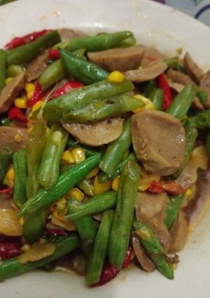 Foto resep Tumis buncis,jagung manis, bakso