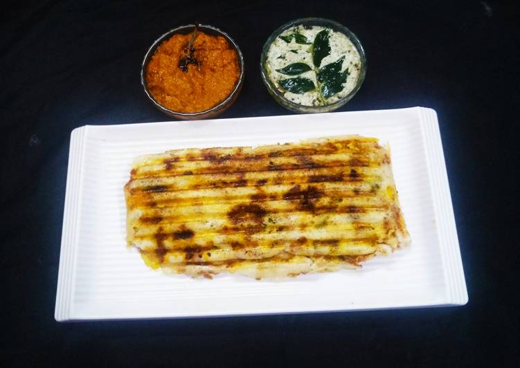 Steps to Make Any-night-of-the-week Grilled Sandwich (South Indian)