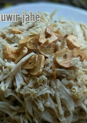 Foto resep Ayam suwir jahe