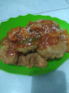 Foto resep Ayam Crispy Saos Asem Manis