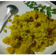 Kanda poha A picture of Kanda poha.