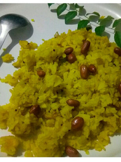 A picture of Kanda poha.