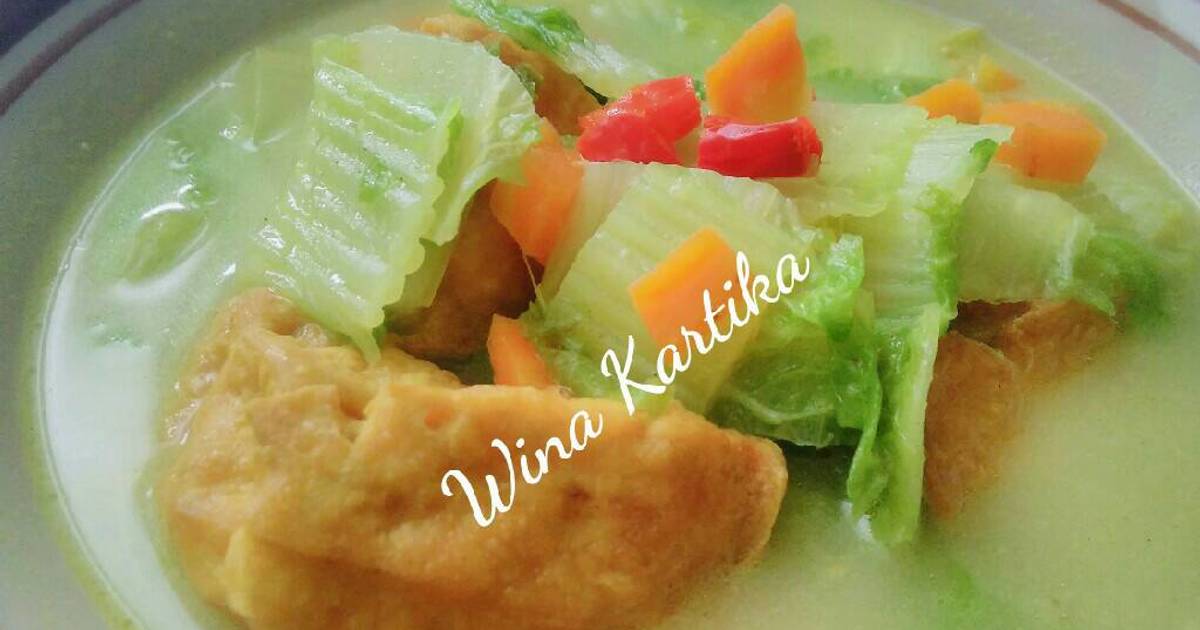 Resep Sayur Sawi Santan Oleh Wina Kartika - Cookpad