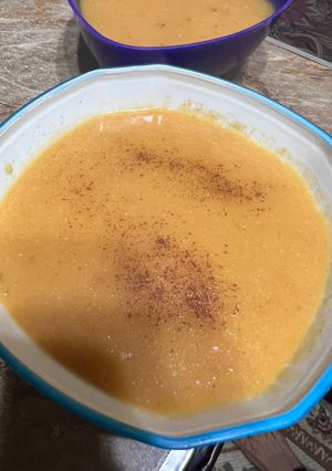 A picture of Yellow Lentil Soup for Cold Weather 🥶.