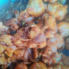 A picture of Chilli gobhi.
