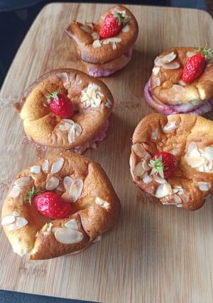 Une photo de Petits Gâteaux moelleux fraises, mascarpone🍓