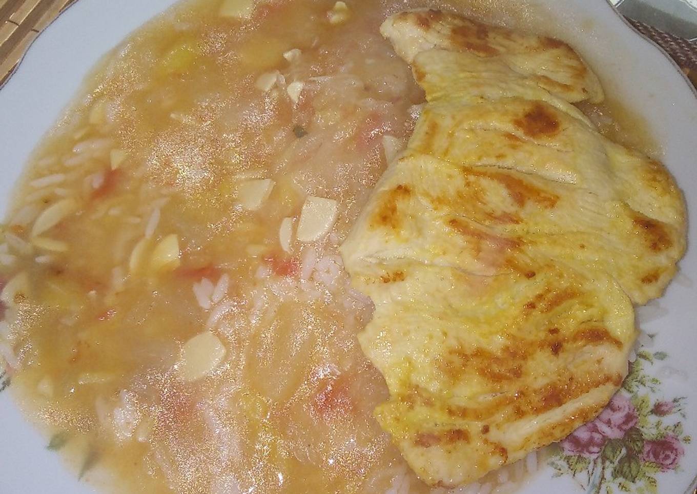 Locro de calabaza pollo a la mostaza