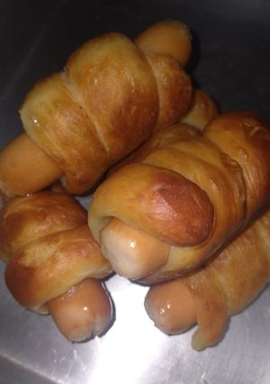 รูปของ ขนมปังไส้กรอกทอด