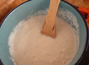 Una foto de Crema de coliflor y papa