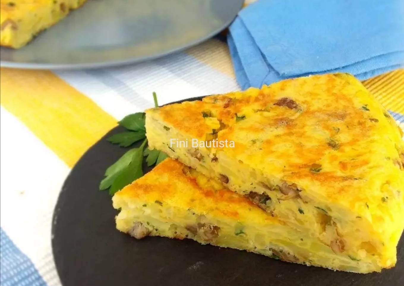 Tortilla de patatas y setas